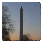 Washington Monument at Sunset Trivet