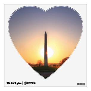 Washington Monument at Sunset Wall Sticker