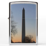 Washington Monument at Sunset Zippo Lighter