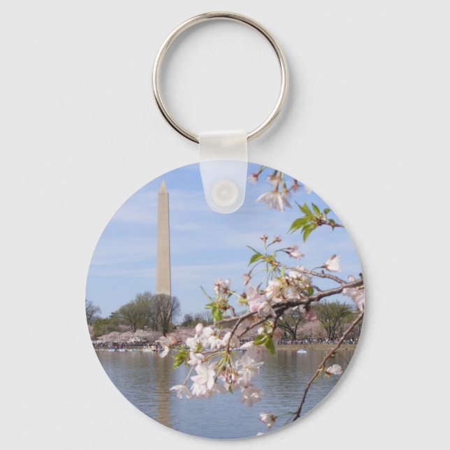 Washington Monument Beautiful Gifts Keychain (Front)