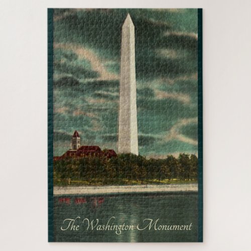 Washington Monument by Night Large Puzzle