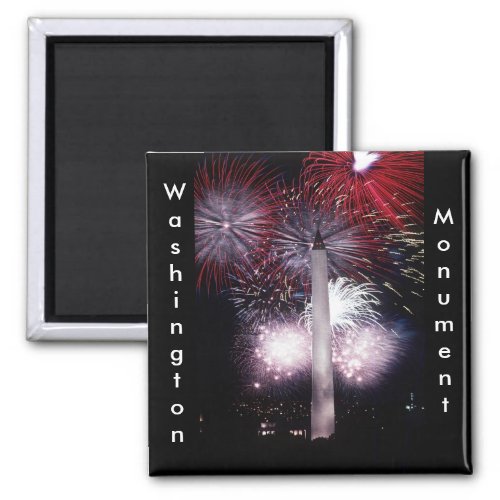 Washington Monument Fireworks Magnet