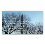 Washington Monument in Winter I Landscape Business Card Magnet