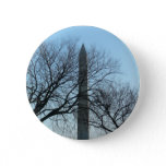 Washington Monument in Winter I Landscape Button