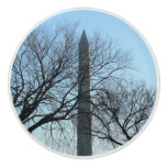 Washington Monument in Winter I Landscape Ceramic Knob