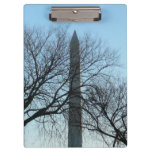 Washington Monument in Winter I Landscape Clipboard