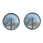 Washington Monument in Winter I Landscape Cufflinks