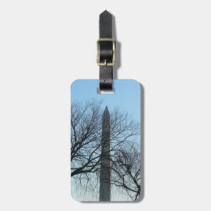 Washington Monument in Winter I Landscape Luggage Tag