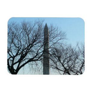 Washington Monument in Winter I Landscape Magnet