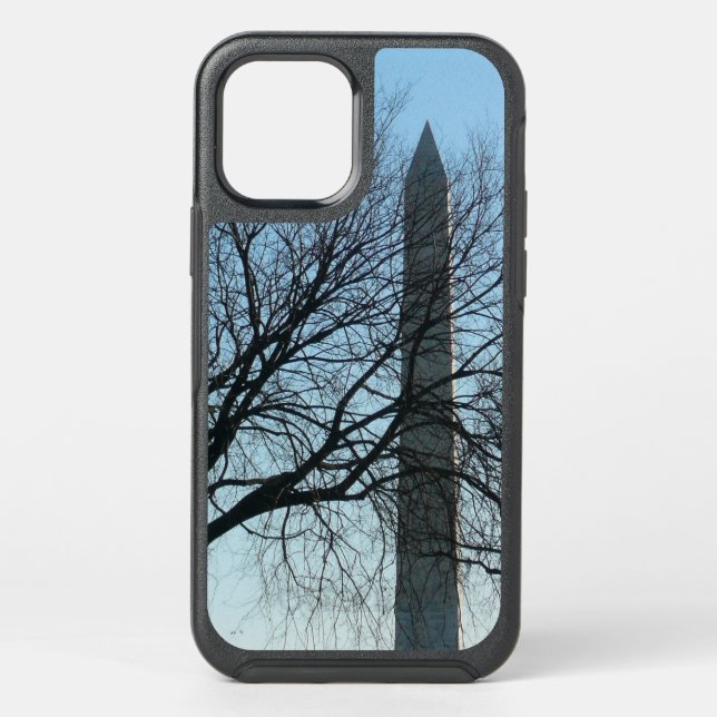 Washington Monument in Winter I Landscape Otterbox iPhone Case (Back)