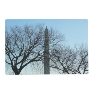 Washington Monument in Winter I Landscape Placemat
