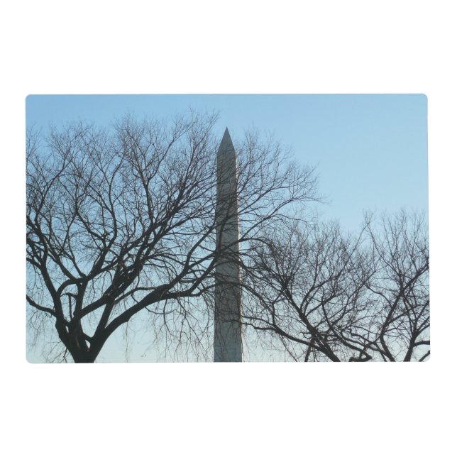 Washington Monument in Winter I Landscape Placemat (Front)