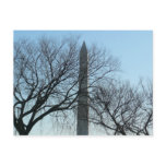 Washington Monument in Winter I Landscape Postcard
