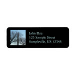 Washington Monument in Winter I Travel Photography Label