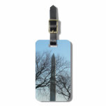 Washington Monument in Winter I Travel Photography Luggage Tag