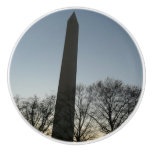 Washington Monument in Winter II Ceramic Knob