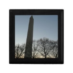 Washington Monument in Winter II Landscape Jewelry Box