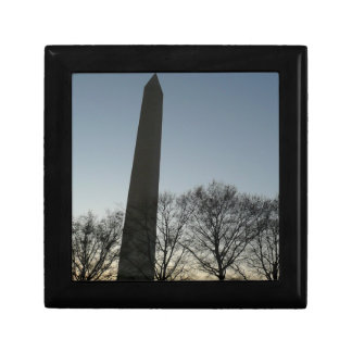 Washington Monument in Winter II Landscape Jewelry Box