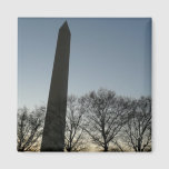 Washington Monument in Winter II Landscape Magnet