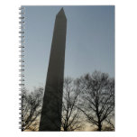 Washington Monument in Winter II Landscape Notebook