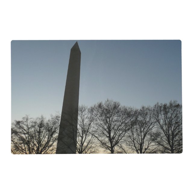 Washington Monument in Winter II Landscape Placemat (Front)