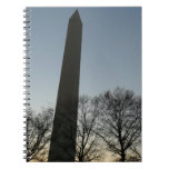 Washington Monument in Winter II Notebook