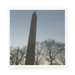 Washington Monument in Winter II Paper Napkins
