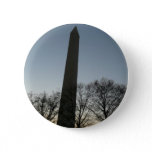 Washington Monument in Winter II Pinback Button