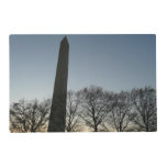 Washington Monument in Winter II Placemat