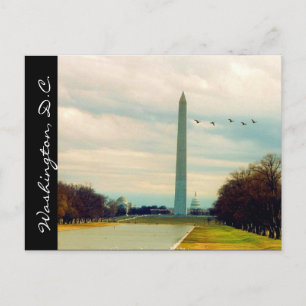washington monument luxe postcard