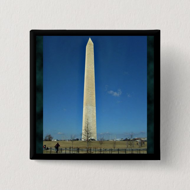 Washington Monument Pinback Button (Front)
