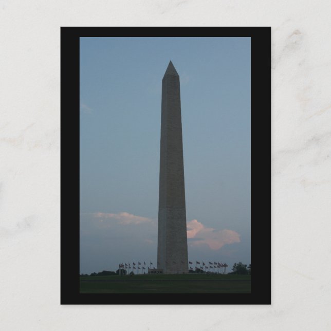 Washington Monument Postcard (Front)