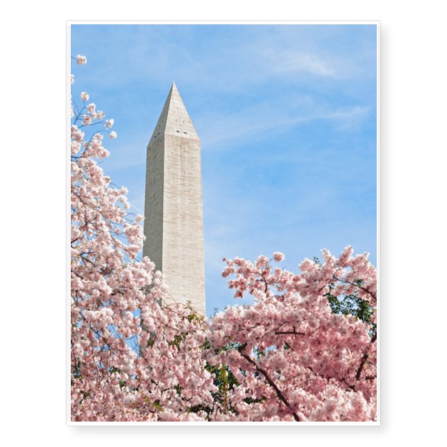 Washington Monument Temporary Tattoos (Front)