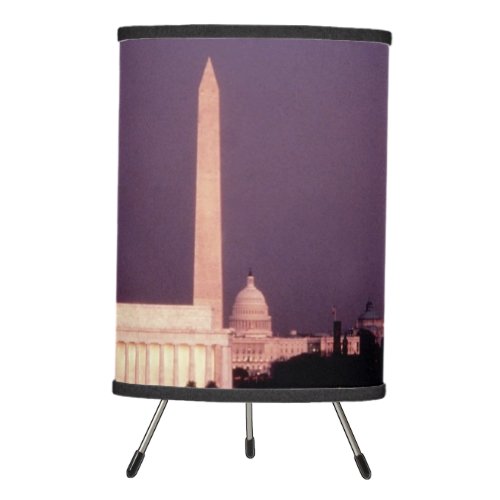 Washington Monument the Capitol and Jefferson Tripod Lamp