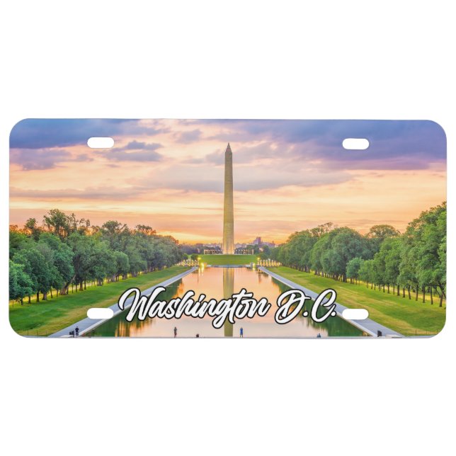 Washington Monument, Washington, D.C. License Plate (Front)