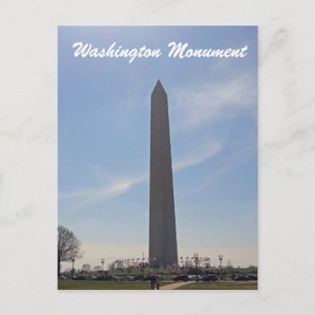 Washington Monument Washington Dc 003 Postcard by teknogeek at Zazzle