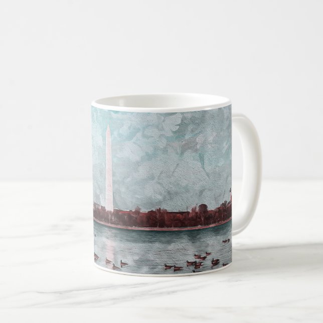 WASHINGTON MONUMENT - WASHINGTON DC COFFEE MUG (Front Right)
