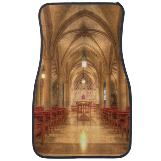 Washington National Cathedral Bethlehem Chapel Car Floor Mat (Front)