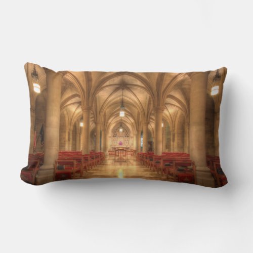 Washington National Cathedral Bethlehem Chapel Lumbar Pillow