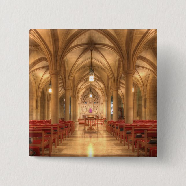 Washington National Cathedral Bethlehem Chapel Pinback Button (Front)