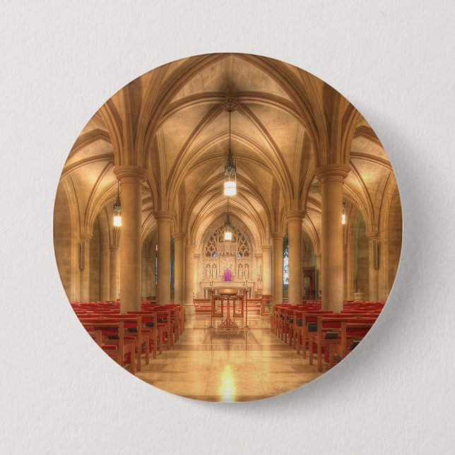 Washington National Cathedral Bethlehem Chapel Pinback Button (Front)
