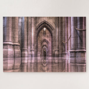 Washington National Cathedral Reflections Jigsaw Puzzle