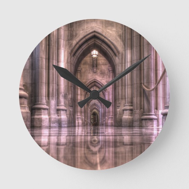 Washington National Cathedral Reflections Round Clock (Front)