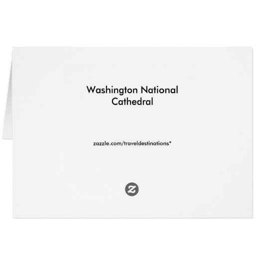 Washington National Cathedral Through Archway (Back Horizontal)