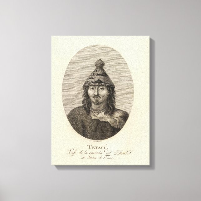 Washington, Neah Bay illustration View Canvas Print (Front)