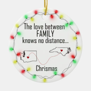 Washington North Carolina Family Ornament