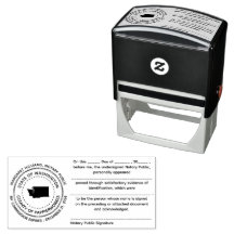 Washington Notary Public Acknowledgement Stamp
