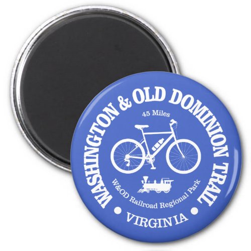 Washington  Old Dominion Trail cycling  Magnet