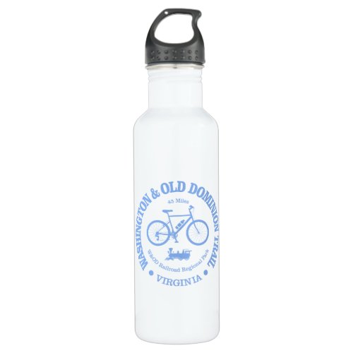 Washington  Old Dominion Trail cycling  Stainless Steel Water Bottle