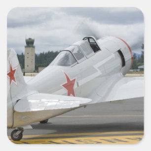 Washington, Olympia, military airshow. 6 Square Sticker
